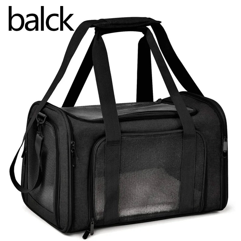 Soft Carrier Side Backpack Pet Dog Travel Bags