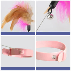 Cat Toys Feather Collar