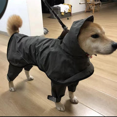 Waterproof Dog Raincoat Jumpsuit For Medium Large Dogs Rain Coat Outdoor Pet Clothes Puppy Doberman Labrador Husky Jacket