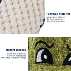 Pet Chew Toys Interactive Cartoon Animal Plush Alligator Shape Dog Sound Toy Gnawing Grinding Teeth Training Supplies
