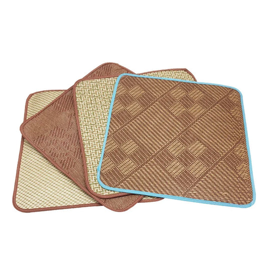 30*30cm Pet Rattan Mat Multipurpose Cooling Pad Sleeping Mat Pet Summer Supplies For Rabbit Chinchilla Guinea Pig ﻿