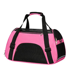 Cat Dog Carrier Soft-Sided Pet Travel Carrier Breathable Mesh Small Dog Cat Outdoor Tent Carrier Outgoing Pets Handbag