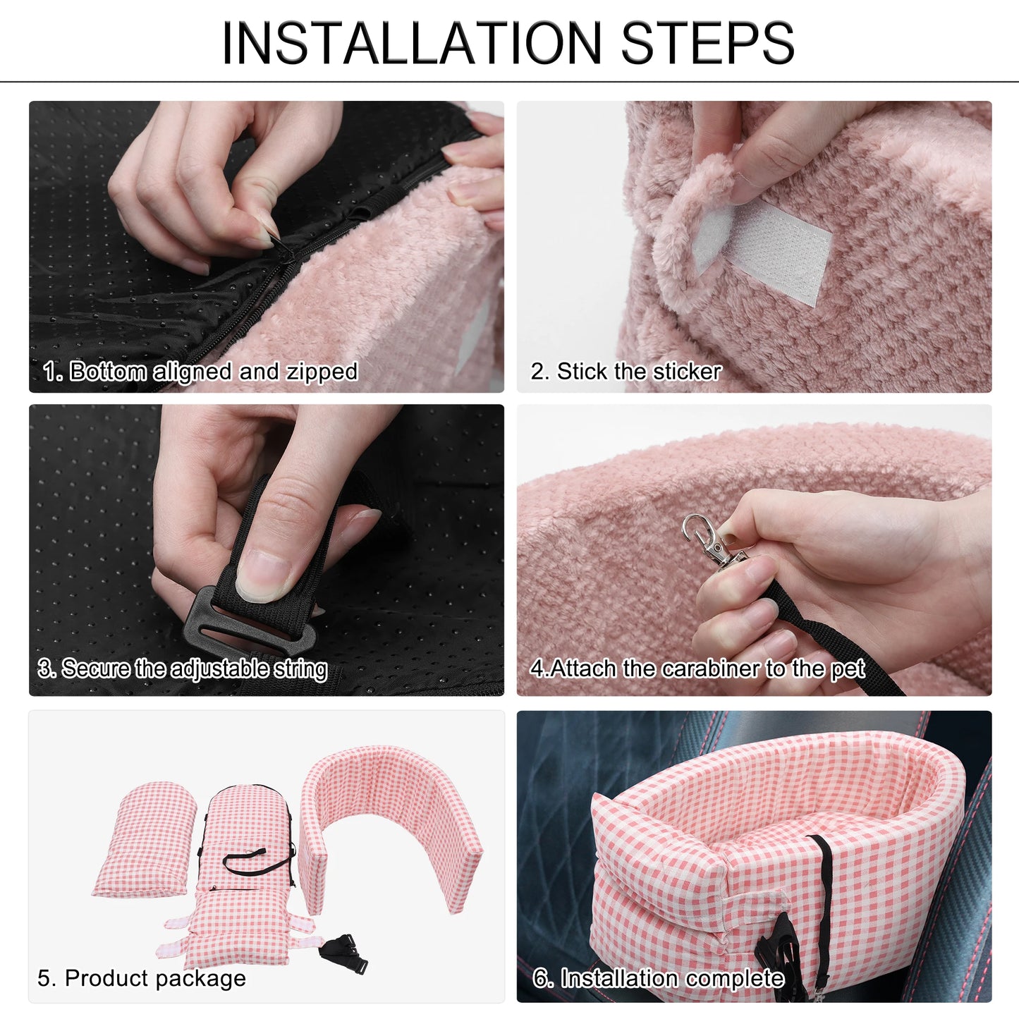 UXCELL Dog Car Seat Bags