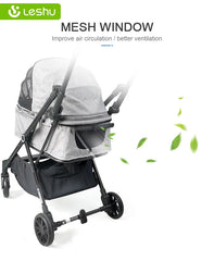 Pet Stroller,New Design Easy To Carry Pet Strollers For 2 Pets For Cats And Dogs