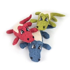Pet Chew Toys Interactive Cartoon Animal Plush Alligator Shape Dog Sound Toy Gnawing Grinding Teeth Training Supplies