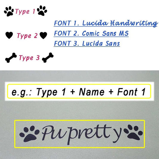 Waterproof Non-slip Pet Feeding Mat Custom Contrast Color Silicone Name ID Food Placemat For Dog Cat Easy Washing Carry