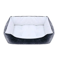 Bed for Dog Cat Pet Square Plush Kennel Medium Small Dog Sofa Bed Cushion Pet Calming Dog Bed House Pet Supplies Accessories