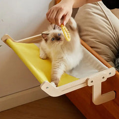 Safety Breathable Cats Bed Durable Window Balcony Hanging Cat Hammock for Pet Indoor Cat Bed
