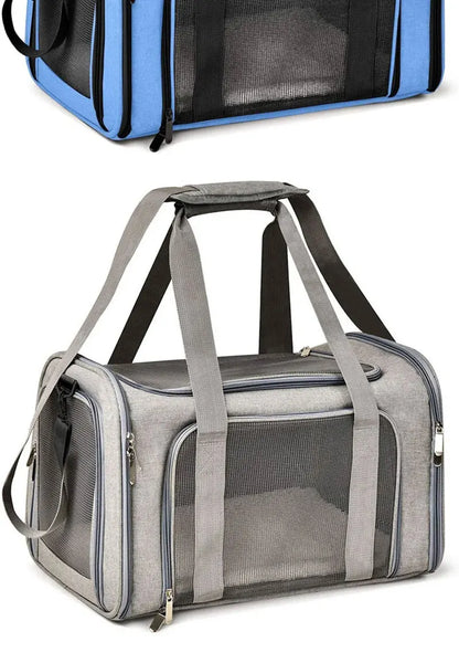 Soft Carrier Side Backpack Pet Dog Travel Bags