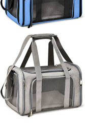 Dog Cat Carrier Bag Soft Carrier Side Backpack Pet Dog Travel Bags Airline Approved Transport for Small Dogs Cats Outgoing