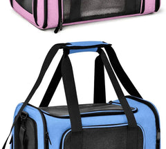 Dog Cat Carrier Bag Soft Carrier Side Backpack Pet Dog Travel Bags Airline Approved Transport for Small Dogs Cats Outgoing