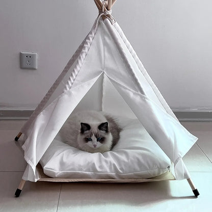 Dog Bed Portable Removable Washable Outdoor Kennels Cave