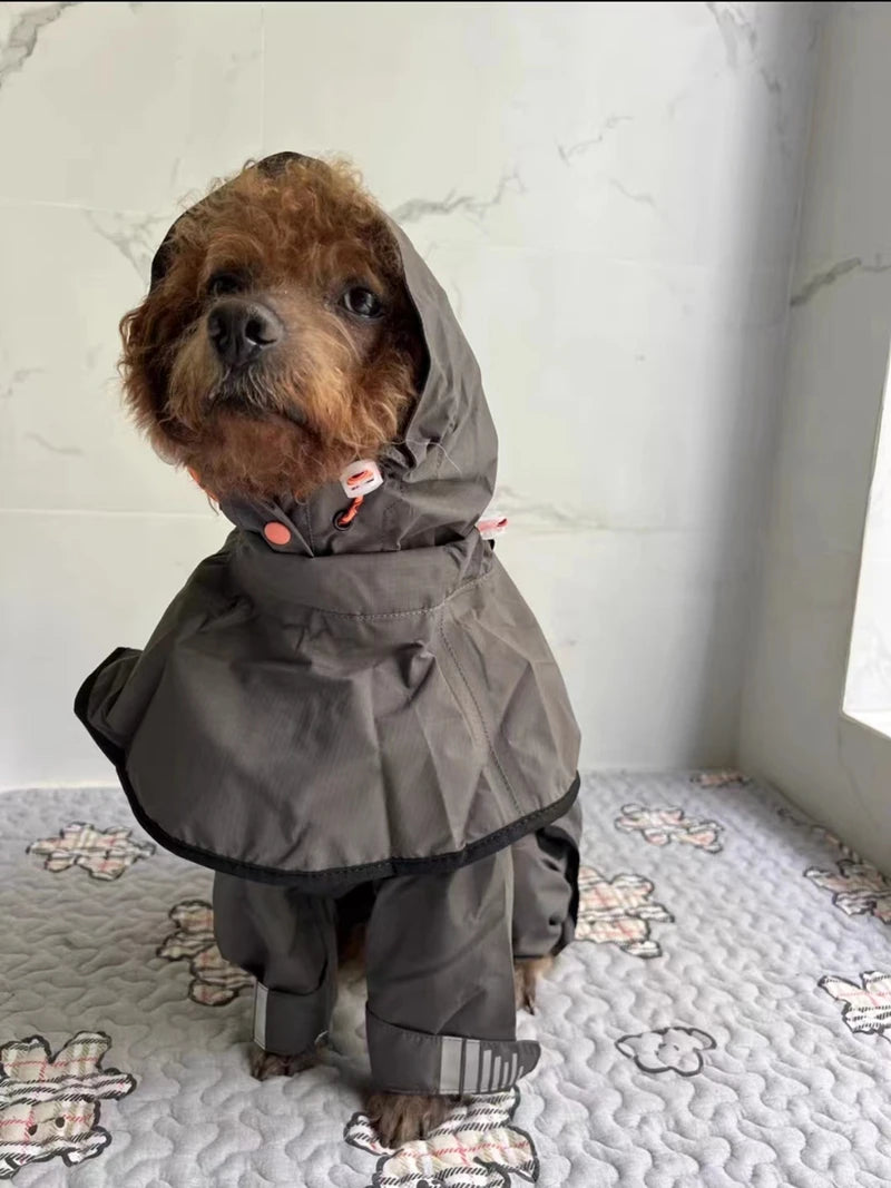 Waterproof Dog Raincoat Jumpsuit
