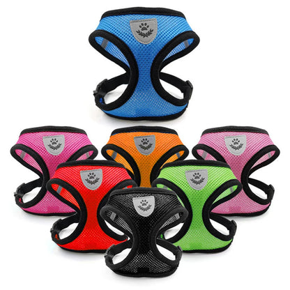 Cat Dog Harness With Lead Leash Kitten Puppy Outdoor Walking Collar