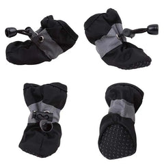 4pcs/set Waterproof Pet Dog Shoes Chihuahua Anti-slip Rain Boots Footwear For Small Cats Dogs Puppy Booties