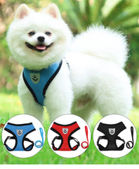 Cat Dog Harness With Lead Leash Kitten Puppy Outdoor Walking Collar Harness Adjustable Vest For Small Medium Pet Accessories