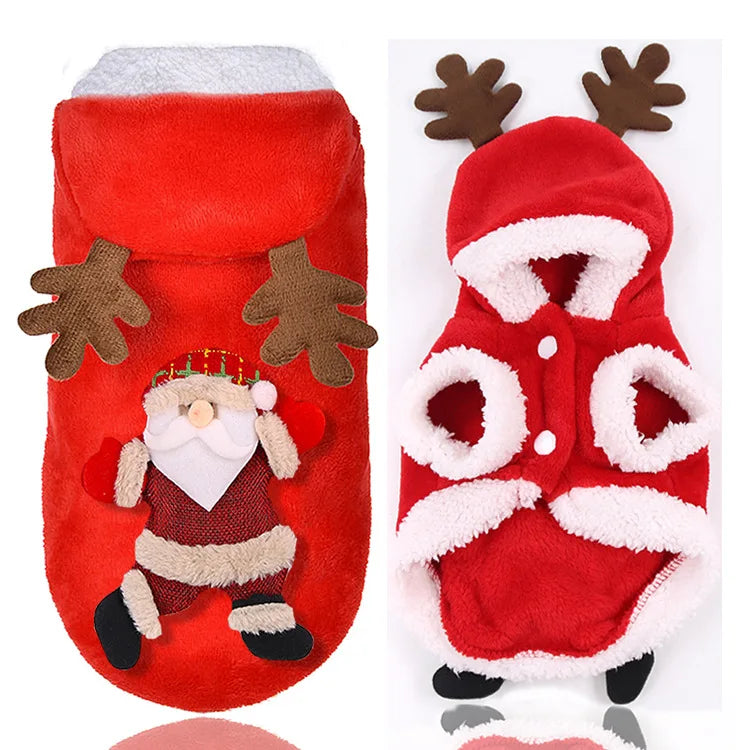 Christmas Dog Clothes Winter Pet Clothes