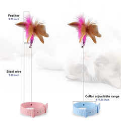 Cat Toys Feather Collar