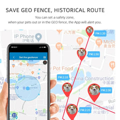 2G Mini Pet GPS Tracker TK909 Waterproof IP65 Geofence Track GPS For Cat Collar Voice Monitor GPS Locator For Dog FREE APP