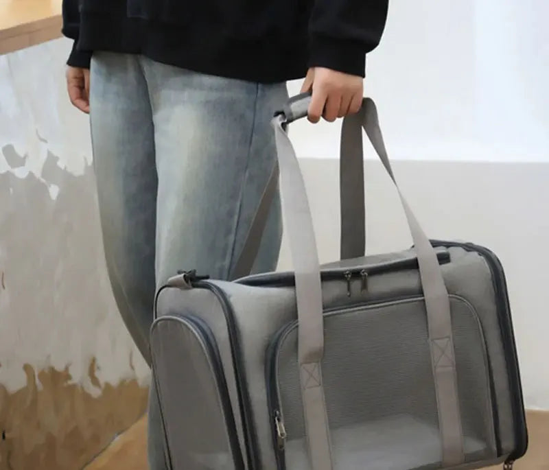 Soft Carrier Side Backpack Pet Dog Travel Bags