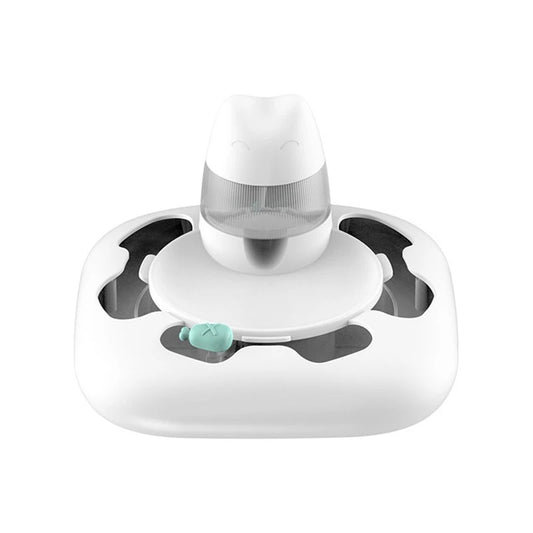 Interactive Cats Pet Toy Electric Flutter Rotating Kitten Toy Intelligence Ball Roller Track Feeder