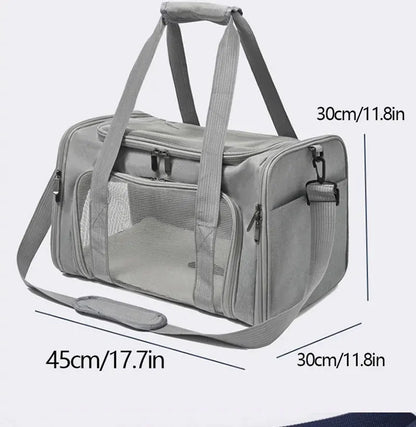 Soft Carrier Side Backpack Pet Dog Travel Bags