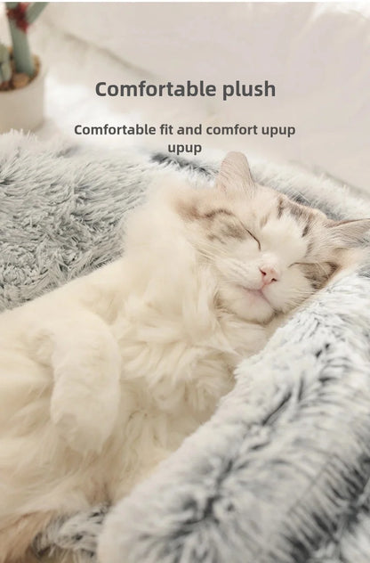 Autumn and Winter soft plush pet bed