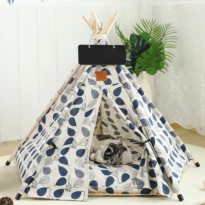 Dog Bed Portable Removable Washable Outdoor Kennels Cave