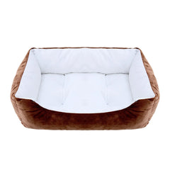 Bed for Dog Cat Pet Square Plush Kennel Medium Small Dog Sofa Bed Cushion Pet Calming Dog Bed House Pet Supplies Accessories