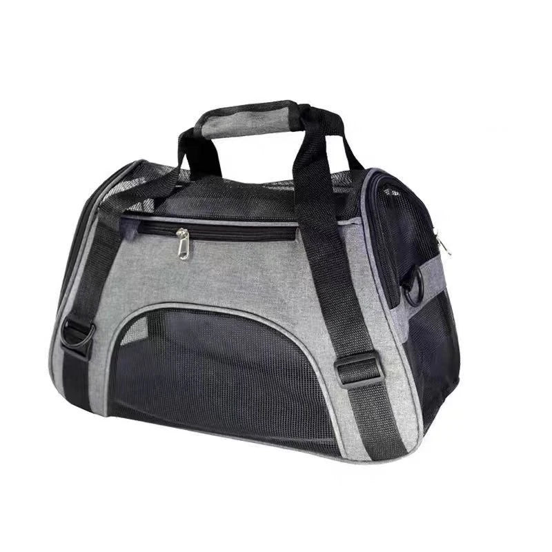 Soft-Sided Pet Travel Carrier Breathable Mesh Outdoor Tent Carrier