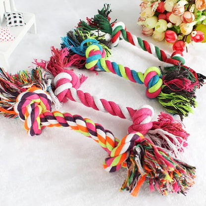 Dog Toy Pet Molar Bite-resistant Cotton Rope Knot Chew Toys