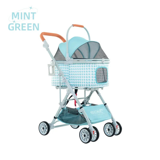 Cat Dog Easy Walk Folding Travel Carrier Carriage Pet Stroller Small And Middle Pet Is Suitable
