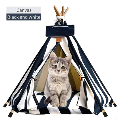 Dog Bed Portable Removable Washable Outdoor Kennels Cave