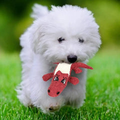 Pet Chew Toys Interactive Cartoon Animal Plush Alligator Shape Dog Sound Toy Gnawing Grinding Teeth Training Supplies