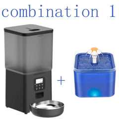 6L Dog Automatic Feeder Transparent Pet Smart Feeder 2L Cats Dispenser Feeding Bowl Remote Tuya WIFI Control Dry Food Pet Feeder