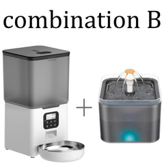6L Dog Automatic Feeder Transparent Pet Smart Feeder 2L Cats Dispenser Feeding Bowl Remote Tuya WIFI Control Dry Food Pet Feeder