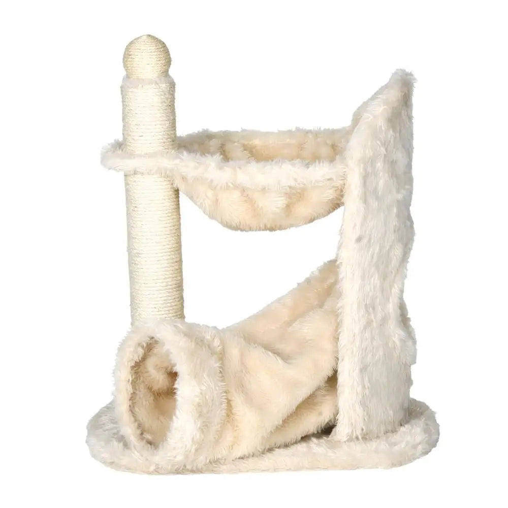 Plush Cat Tree Sisal Scratching Post Tunnel Hammock Combo
