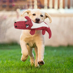 Pet Chew Toys Interactive Cartoon Animal Plush Alligator Shape Dog Sound Toy Gnawing Grinding Teeth Training Supplies