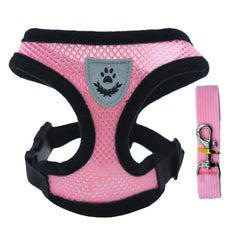 Cat Dog Harness With Lead Leash Kitten Puppy Outdoor Walking Collar Harness Adjustable Vest For Small Medium Pet Accessories