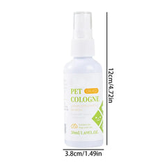 50ml Dog Perfume Spray Pet Odor Eliminator Spray Long-Lasting Dog Calming Deodorizer Dog Conditioner Spray For Smelly Dogs