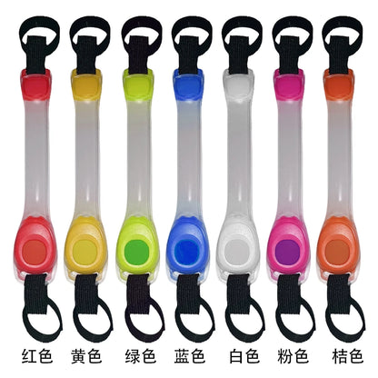 Dog Anti Lost Safety Glowing Collar Outdoor Waterproof Warning LED Flashing Light Strip