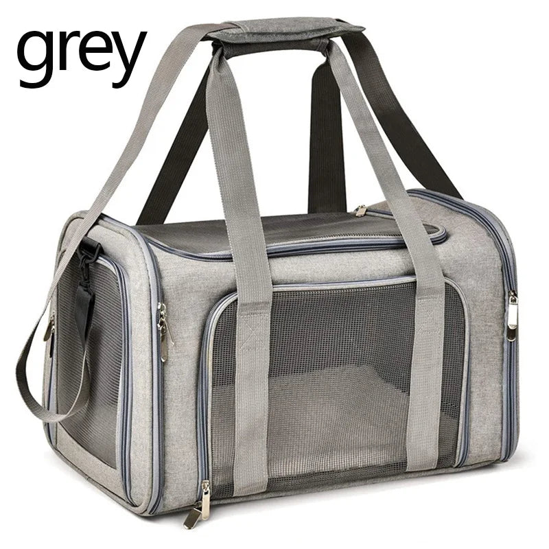 Soft Carrier Side Backpack Pet Dog Travel Bags
