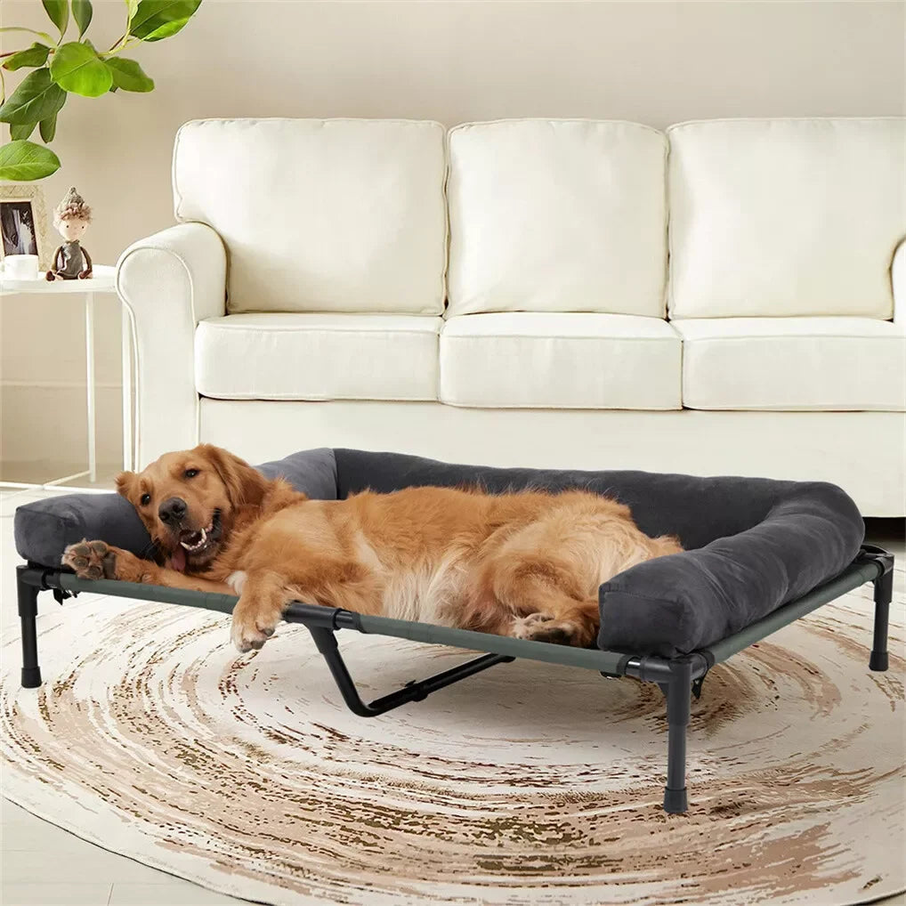 BINGOPAW Outdoor Elevated Dog Bed
