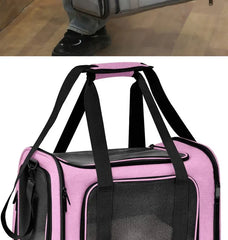 Dog Cat Carrier Bag Soft Carrier Side Backpack Pet Dog Travel Bags Airline Approved Transport for Small Dogs Cats Outgoing