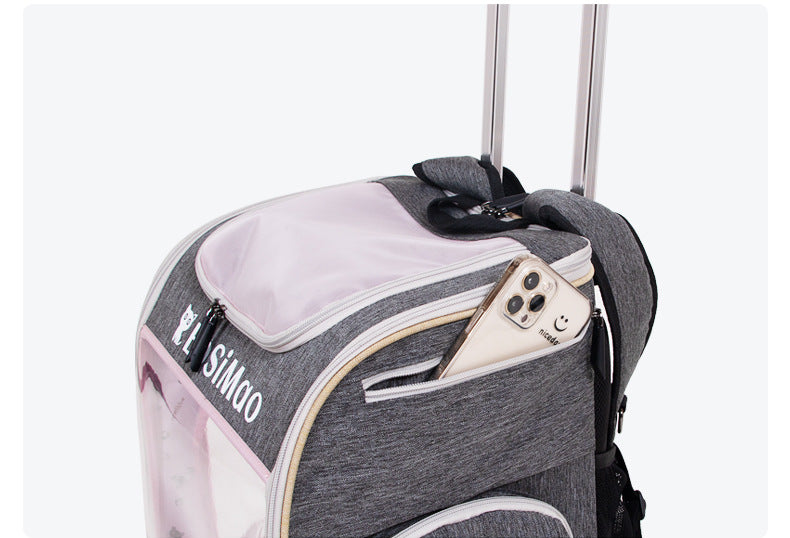 Portable Pet Cart Travel Transport Bag