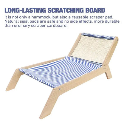 Pet Lounge Chair Portable Solid Cat Hammock