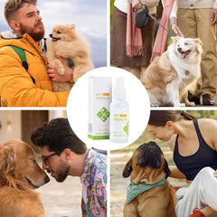 50ml Dog Perfume Spray Pet Odor Eliminator Spray Long-Lasting Dog Calming Deodorizer Dog Conditioner Spray For Smelly Dogs