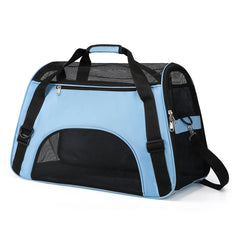 Cat Dog Carrier Soft-Sided Pet Travel Carrier Breathable Mesh Small Dog Cat Outdoor Tent Carrier Outgoing Pets Handbag