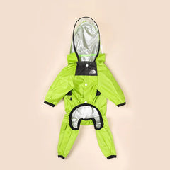 Pet Dog Raincoat Transparent Hooded Jumpsuit Waterproof Water Resistant Coat Clothes for Dogs Outdoor Pet Jacket Supplies