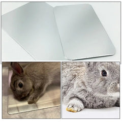1PC Rabbit Cooling Mat Pet Hamster Aluminum Cool Ice Pad Cage Sleeping Bed Plate for Bunny Puppy Kitten Chinchilla Pet Supply